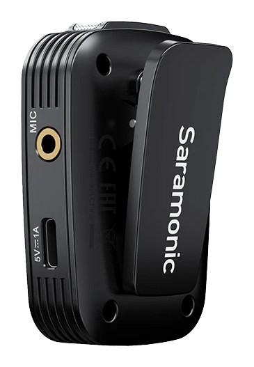 Saramonic Blink500 T4 – Csipesz, mikrofonbemenet és USB-C