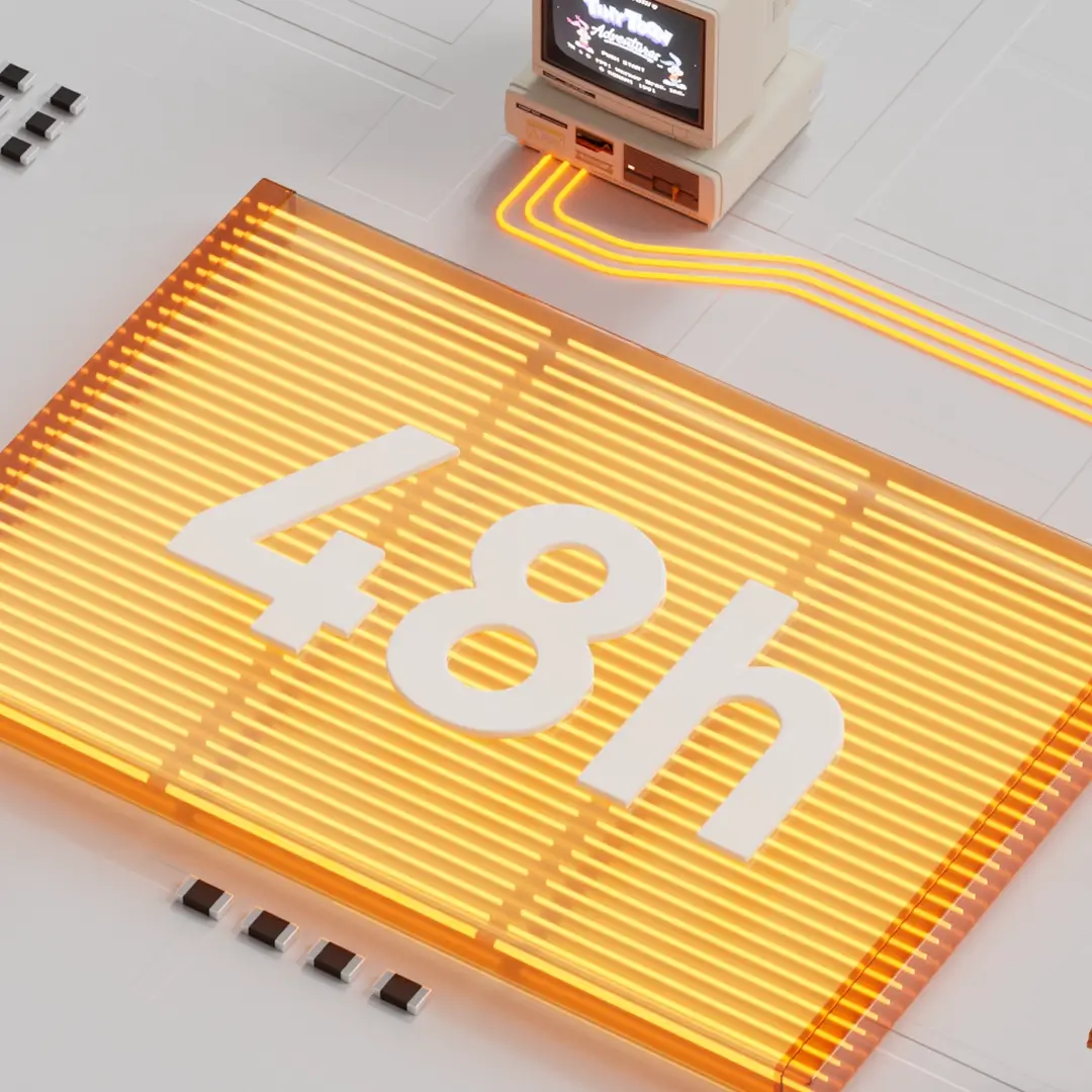 Saramonic Air akár 48 órás üzemidő grafika