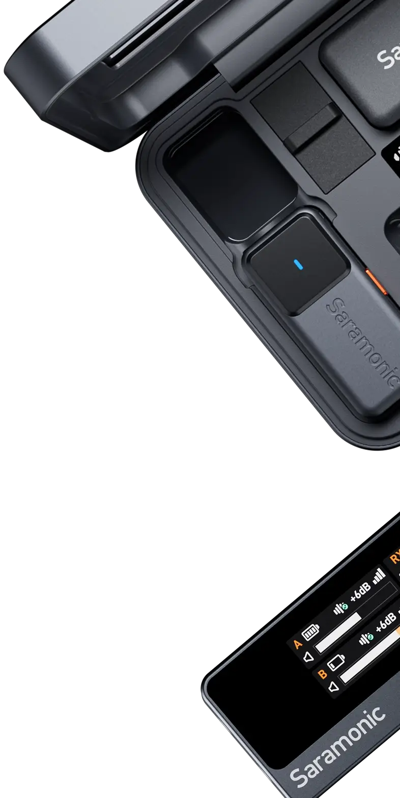 Saramonic Air při natáčení v terénu