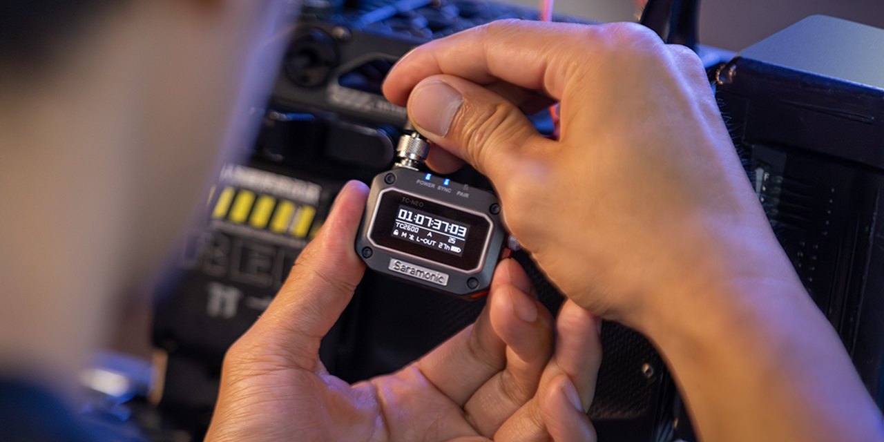 Saramonic TC-NEO Kit – OLED kijelző és forgatógomb