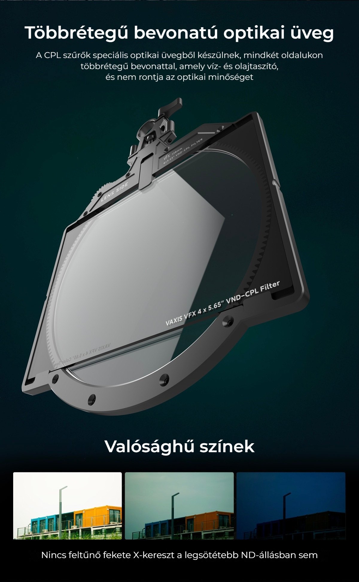 Optikai üveg, hű színek