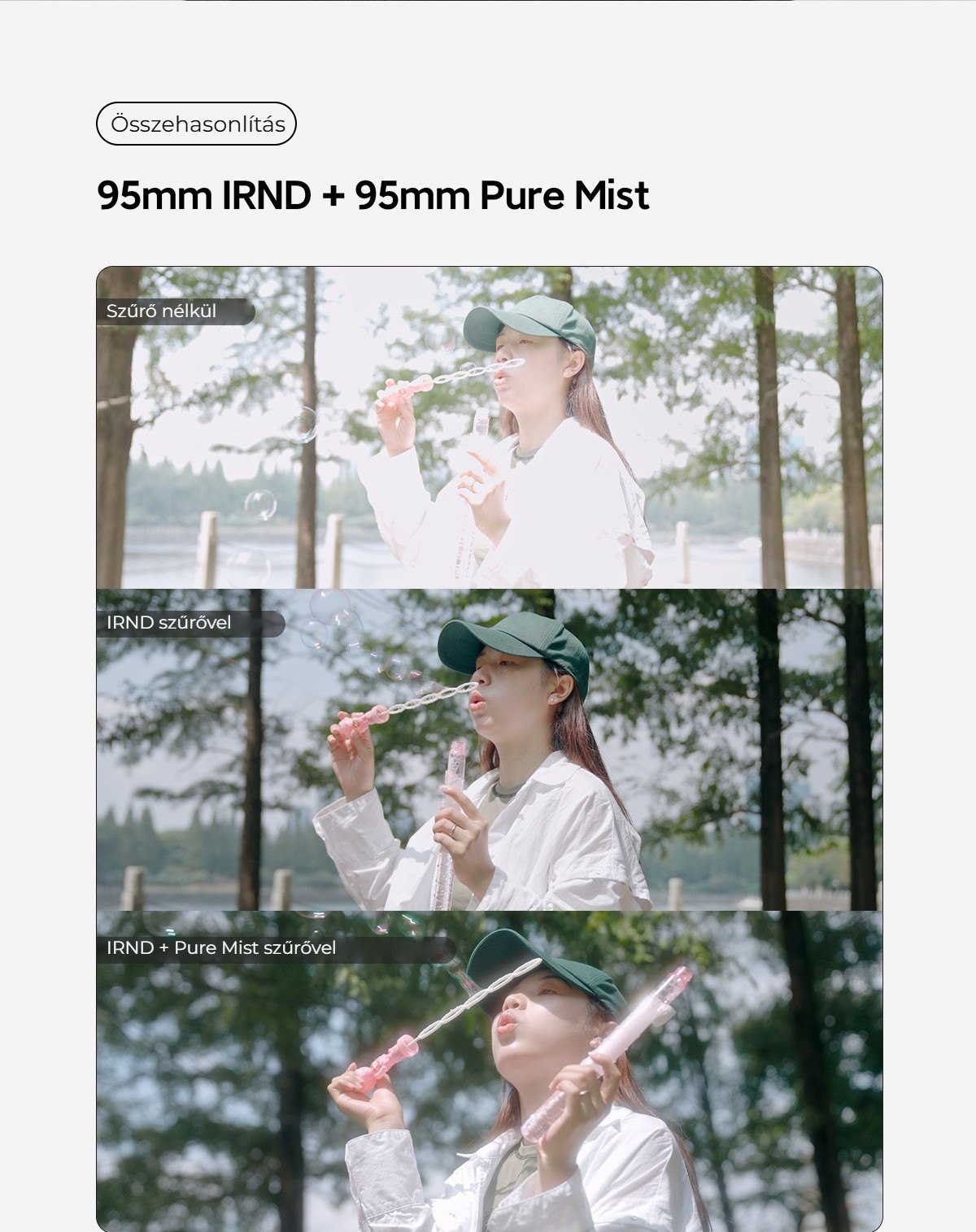 Összehasonlítás: IRND és Pure Mist
