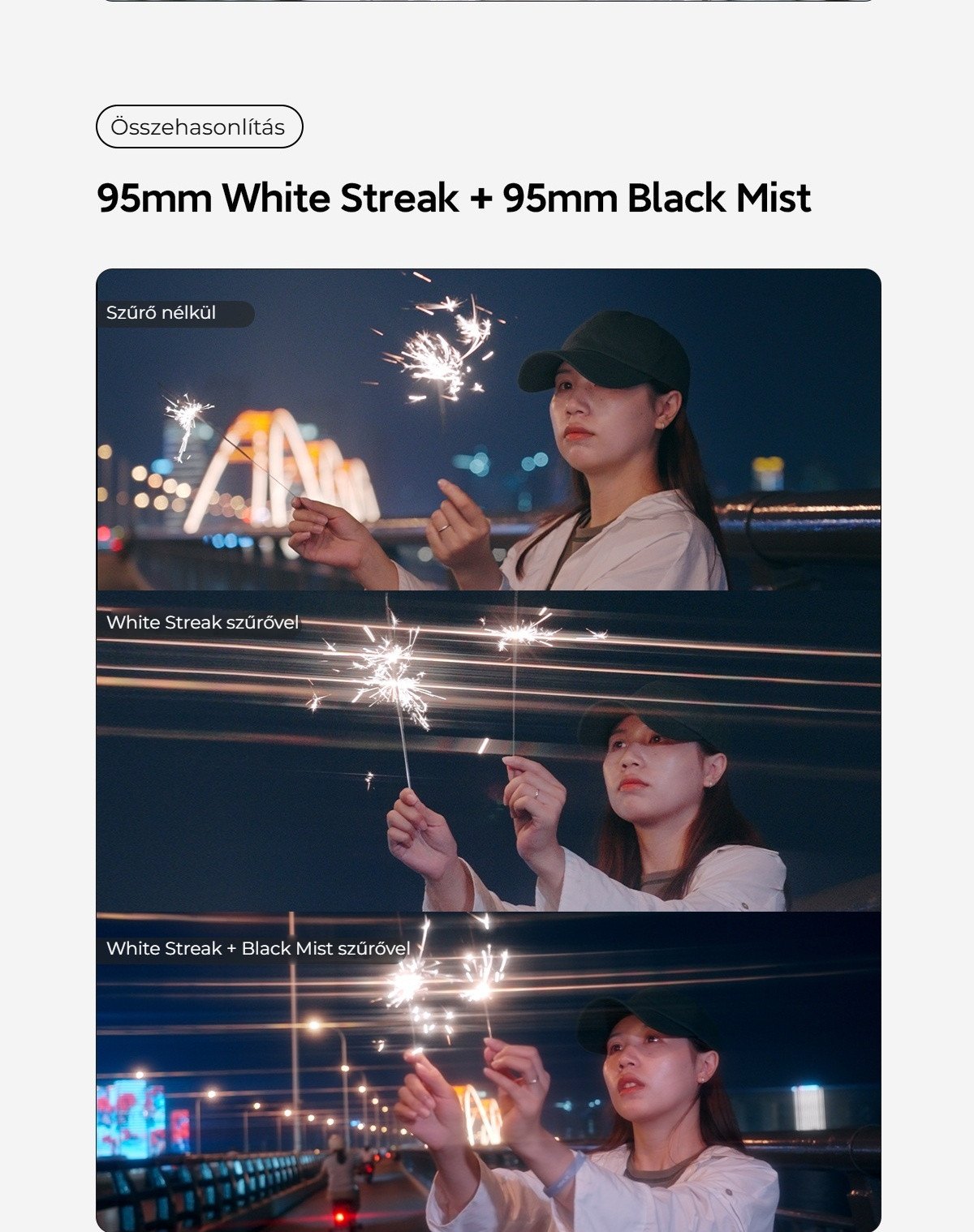 Összehasonlítás: White Streak és Black Mist