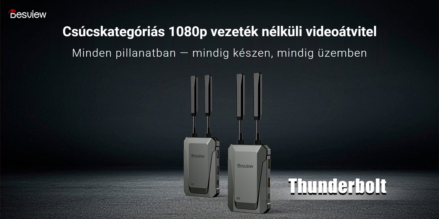 Desview Thunderbolt – 1080p vezeték nélküli videoátvitel