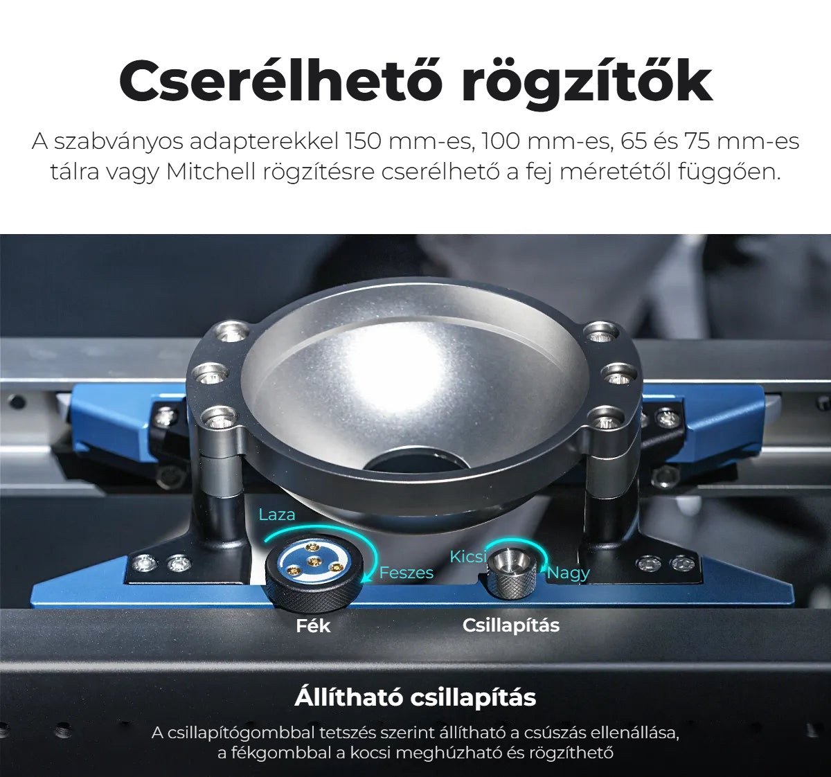 Fék és állítható csillapítás