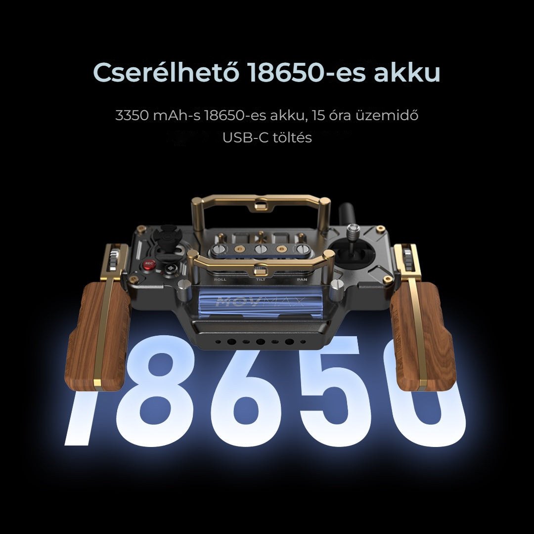 Cserélhető 18650-es akku