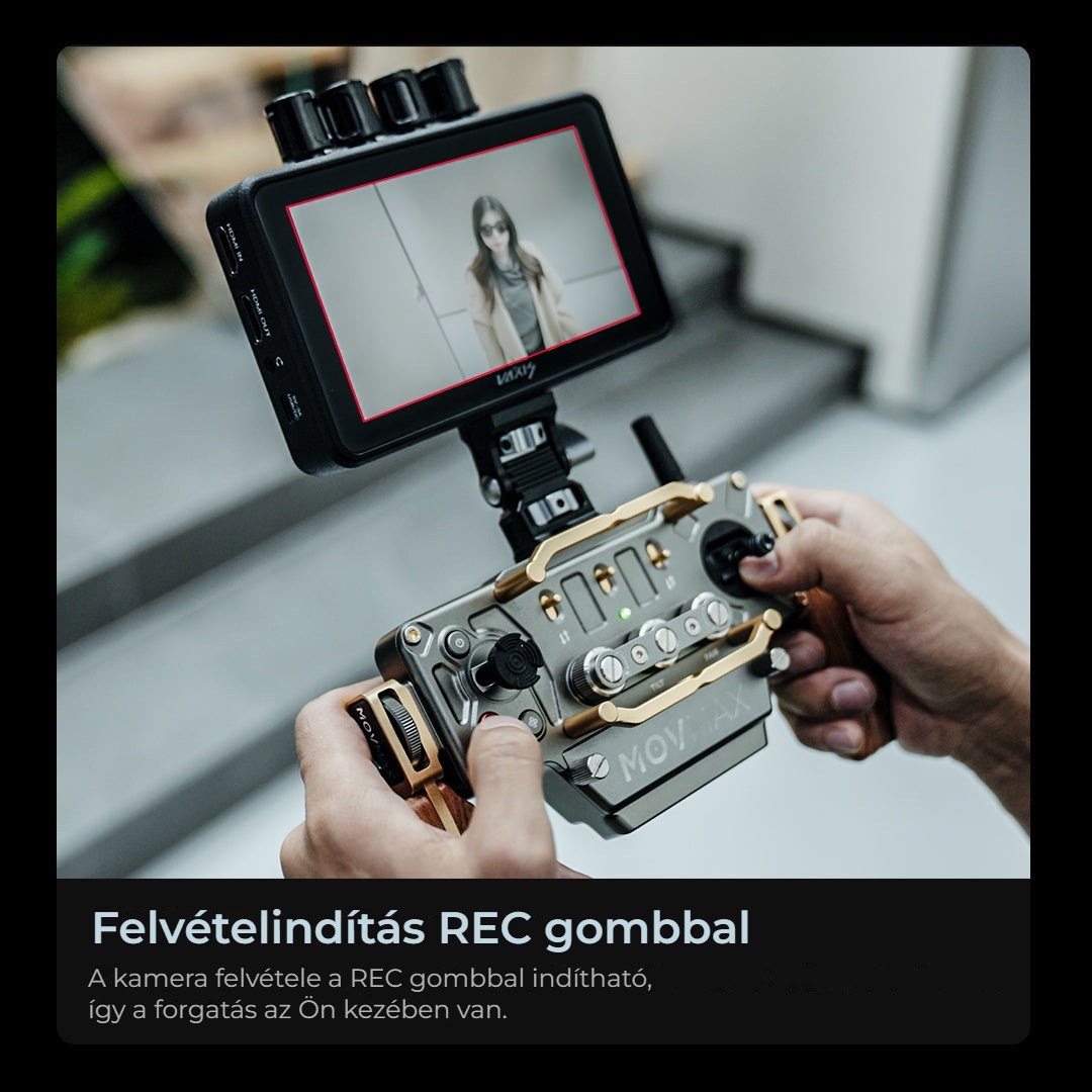 Felvételindítás REC gombbal