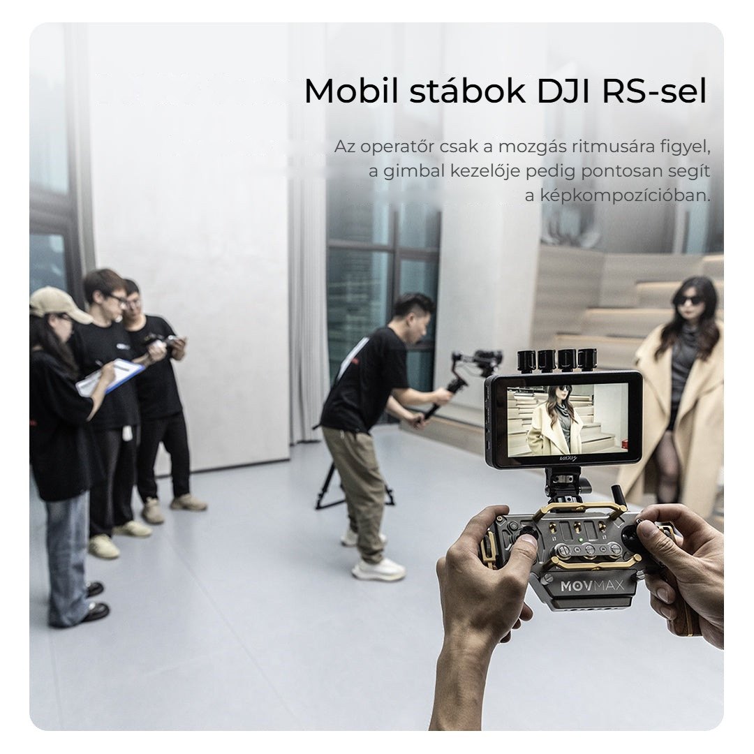 Mobil stábok DJI RS-sel