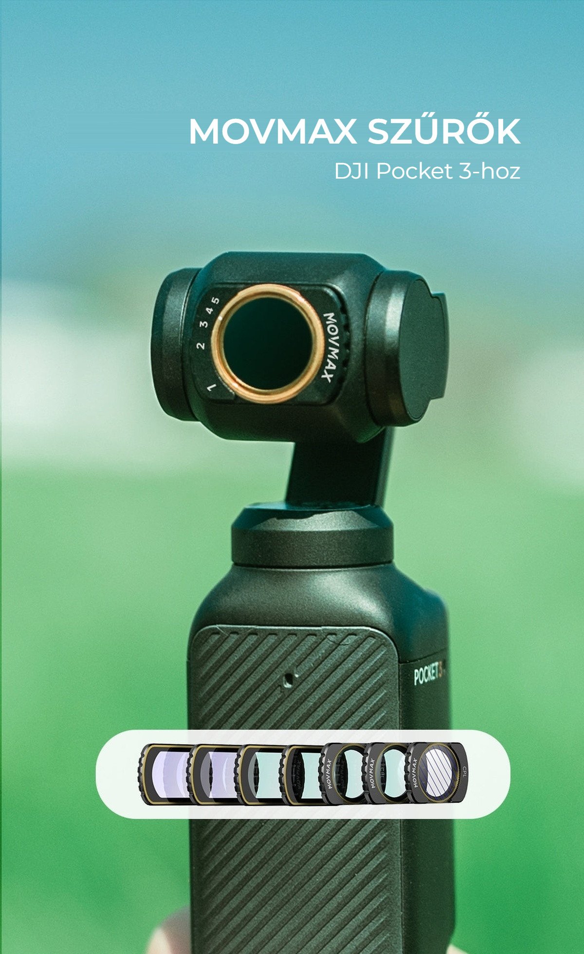 Movmax szűrők DJI Pocket 3-hoz