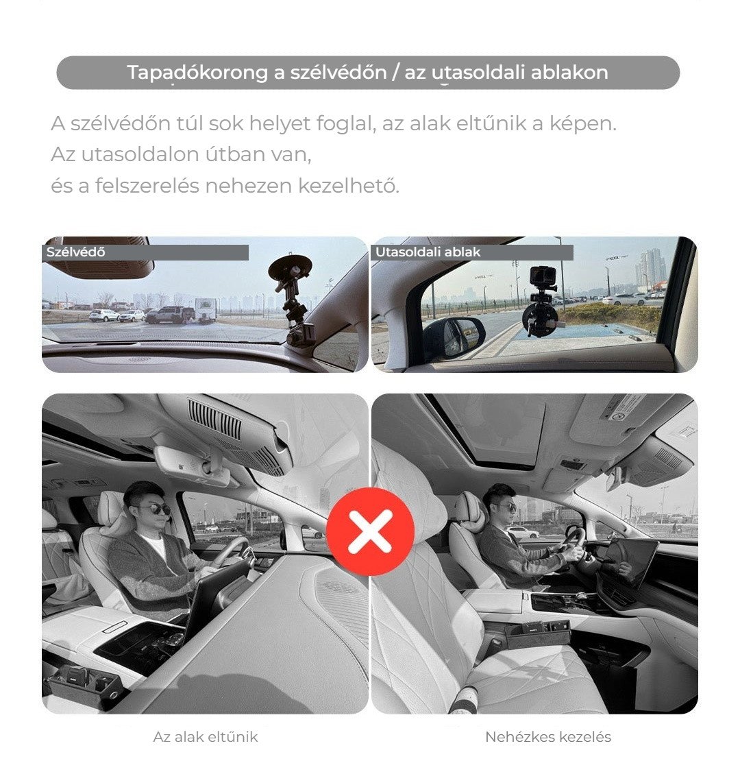 Tapadókorong a szélvédőn: az alak eltűnik