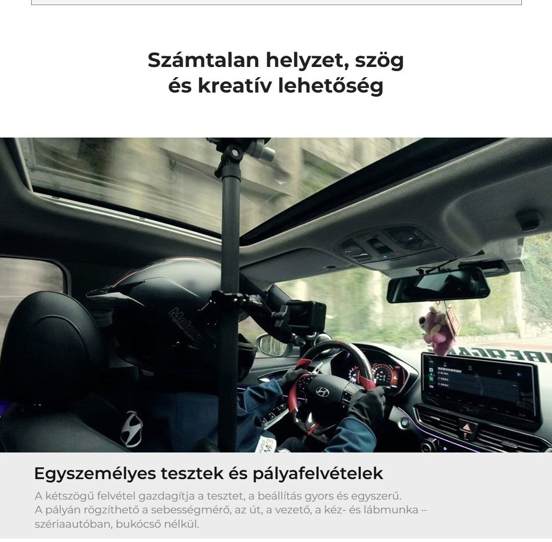 Tesztek és pályafelvételek