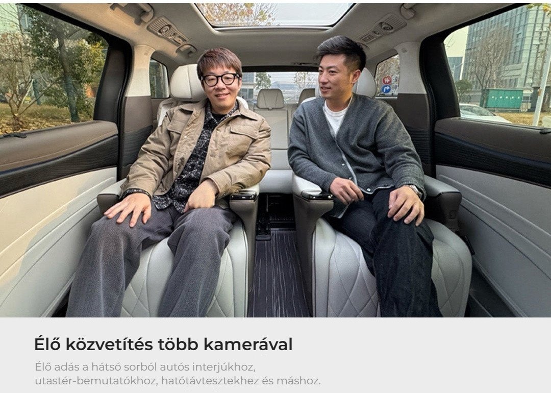 Élő közvetítés több kamerával