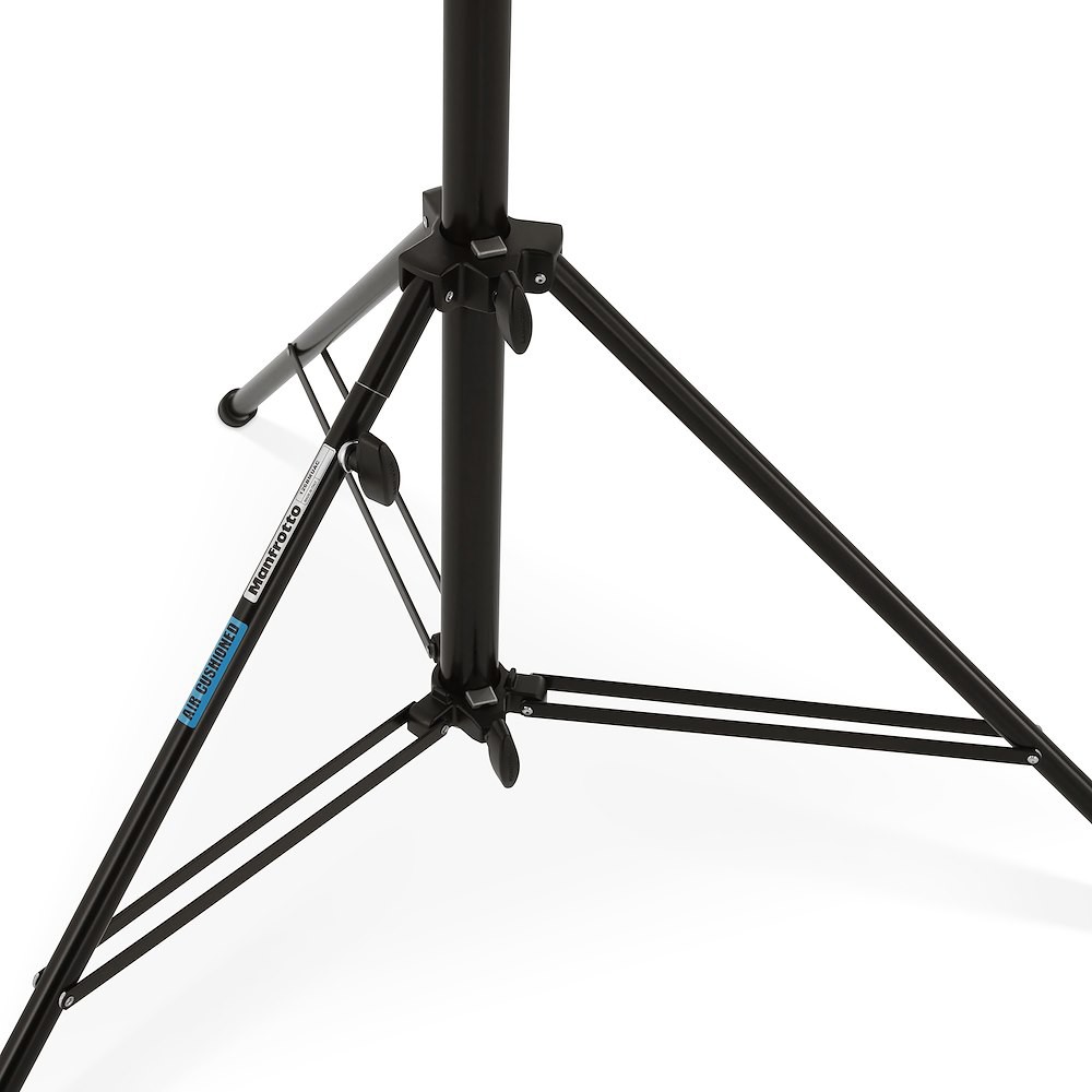 Detail stojanu Manfrotto 126BMUAC s vyrovnávací nohou