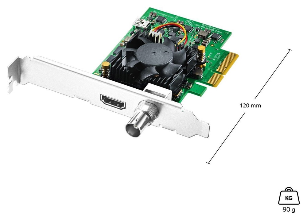 DeckLink Mini Monitor 4K – Alacsony profil, két konzol