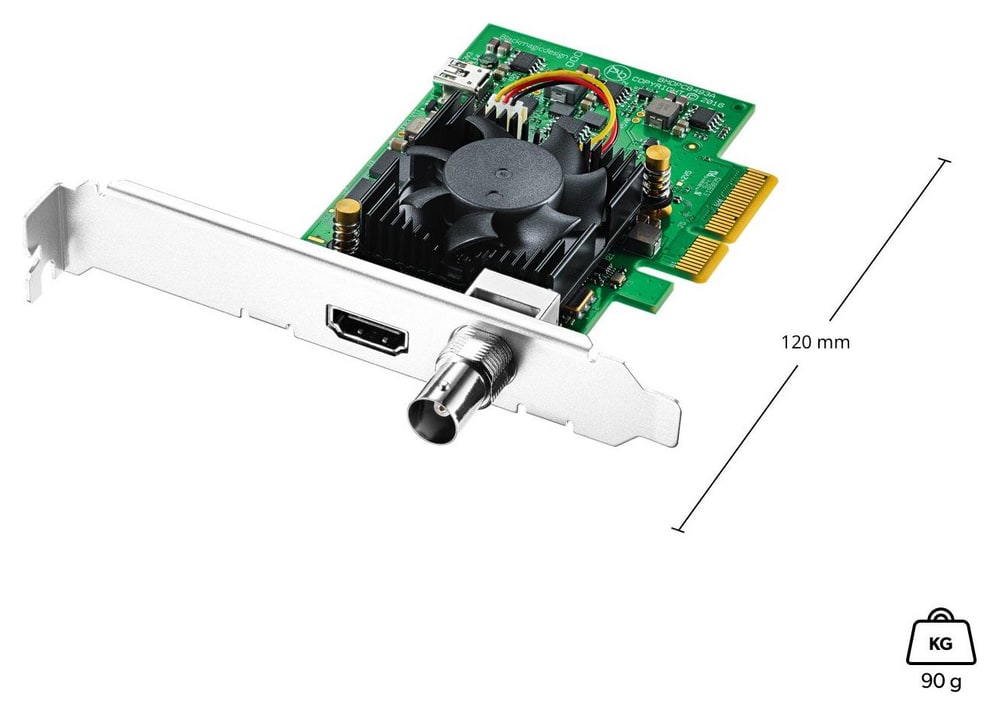 DeckLink Mini Recorder 4K – Alacsony profil, két konzol