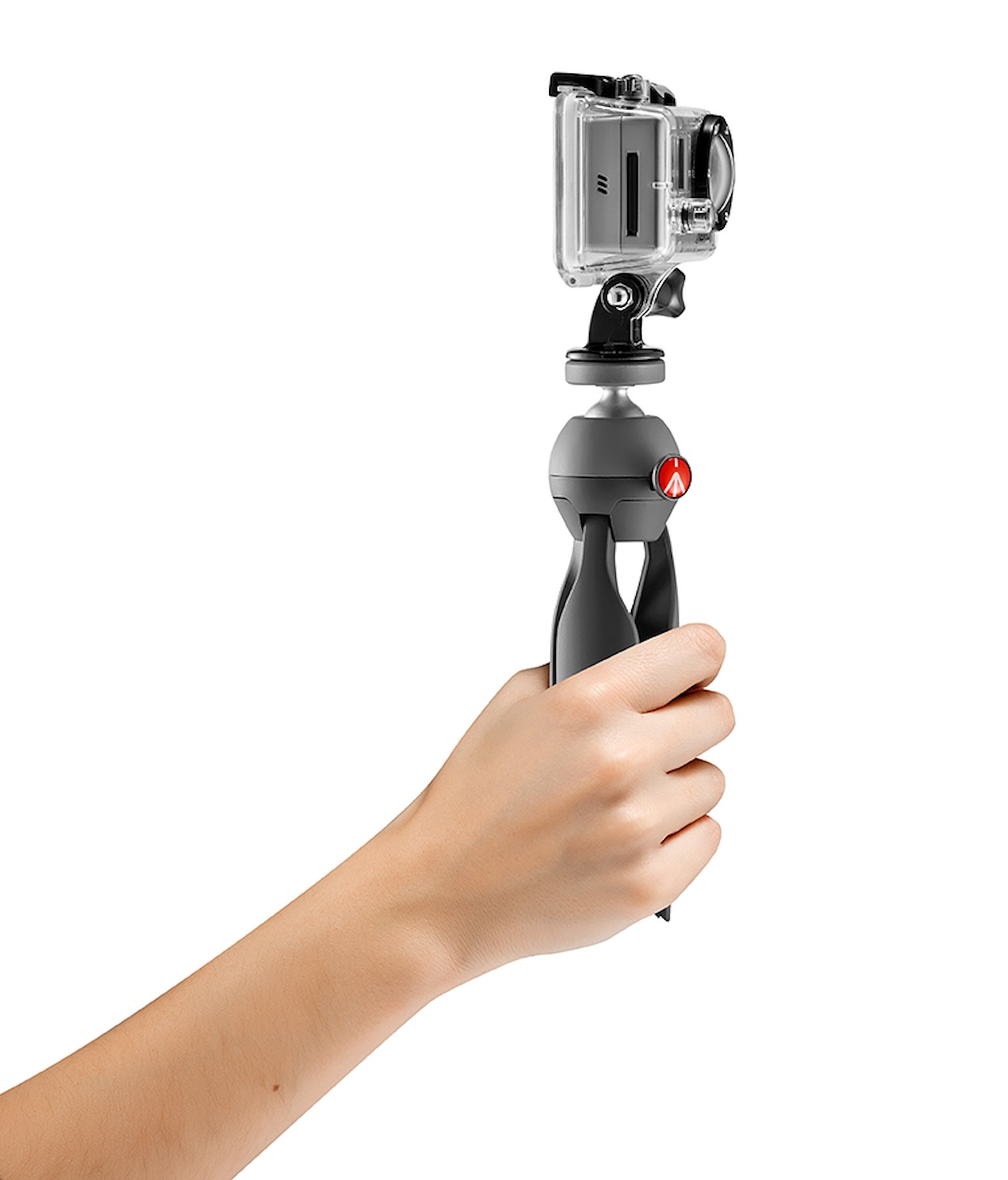 PIXI Xtreme kézi markolatként, nem mellékelt GoPro kamerával