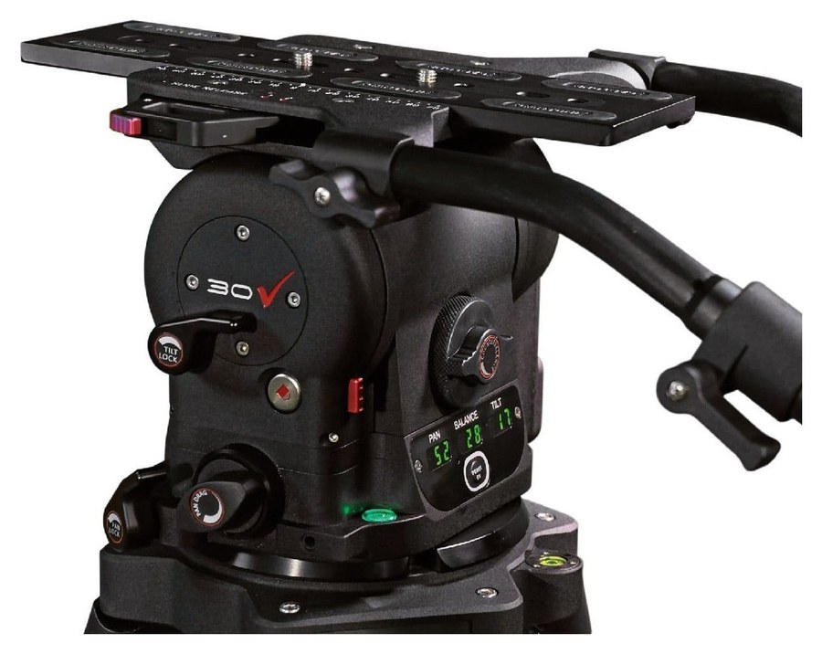 Cartoni Master 30 – Digitális kijelzők és libella