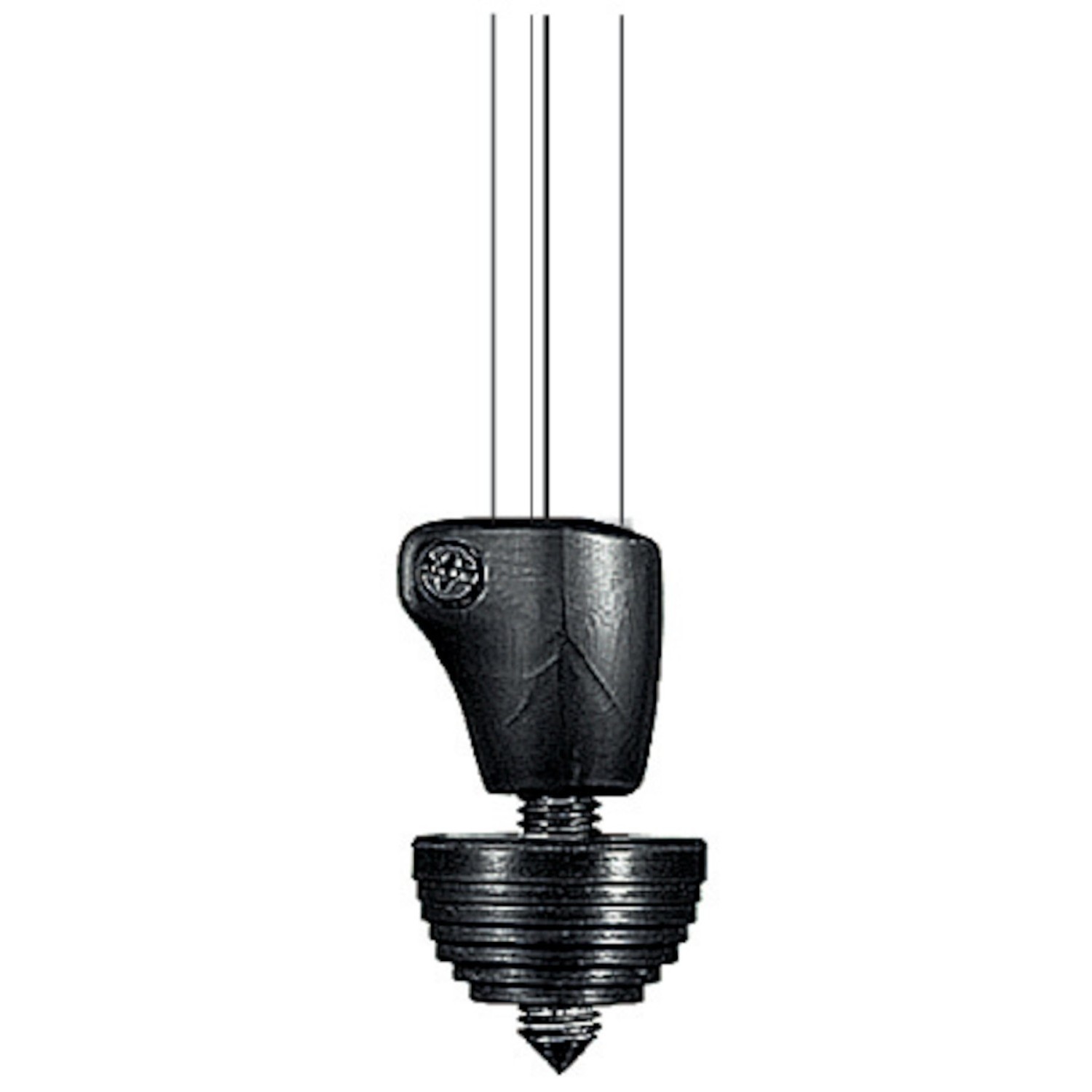 Manfrotto 695SP2 gumi és fém tüskés talp, felszerelési illusztráció