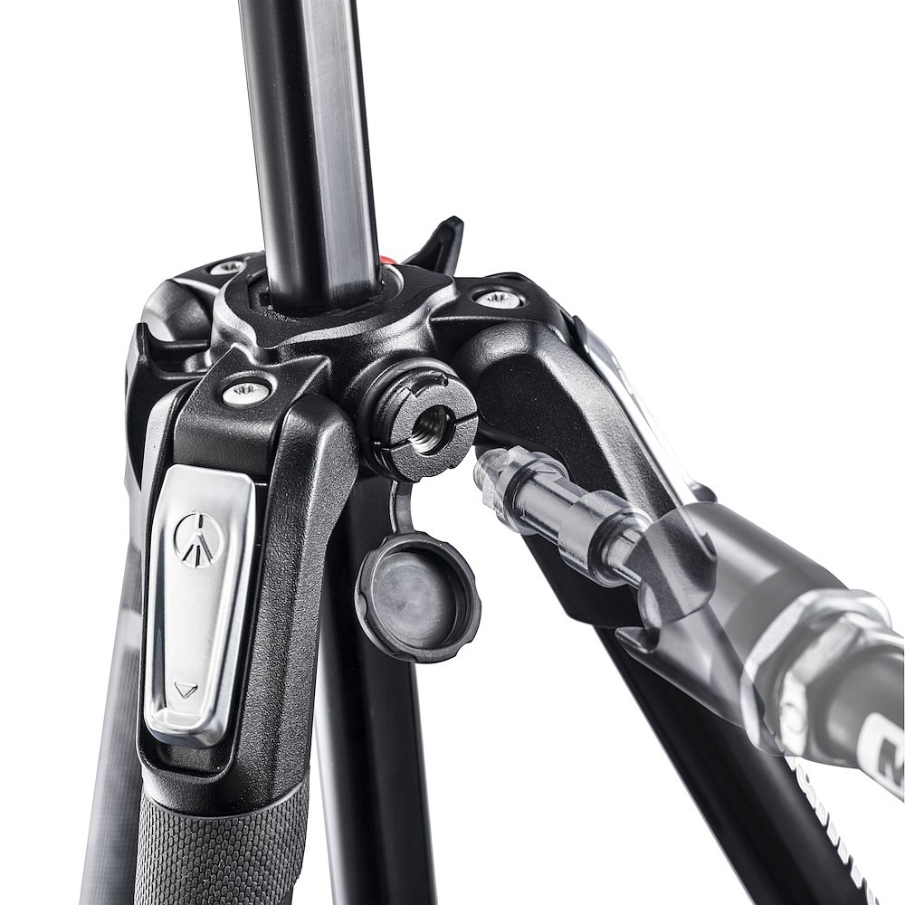 A Manfrotto MT190X3 talajszintű adaptere