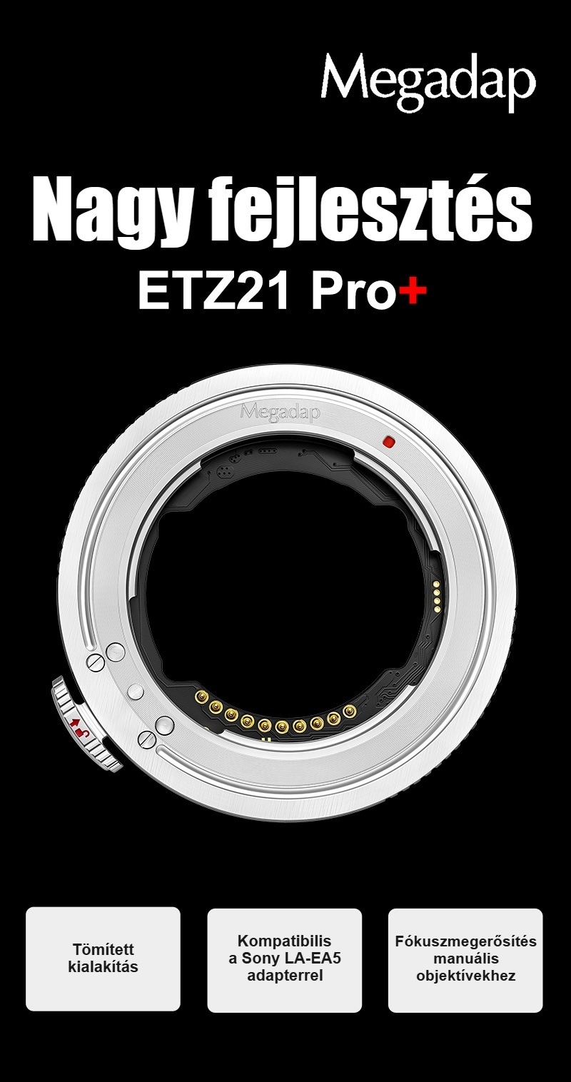 Megadap ETZ21 Pro+ – Sony E–Nikon Z adapter