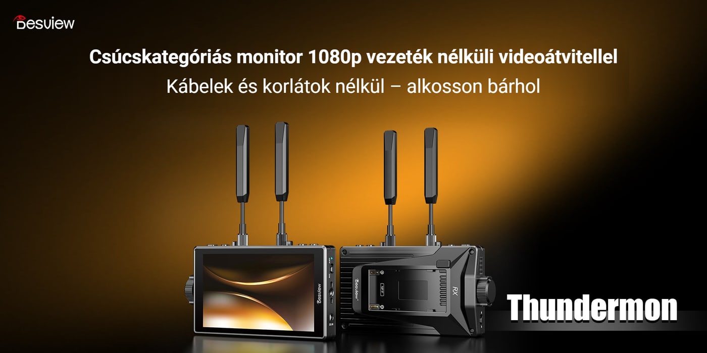 Desview Thundermon – monitor 1080p vezeték nélküli videoátvitellel