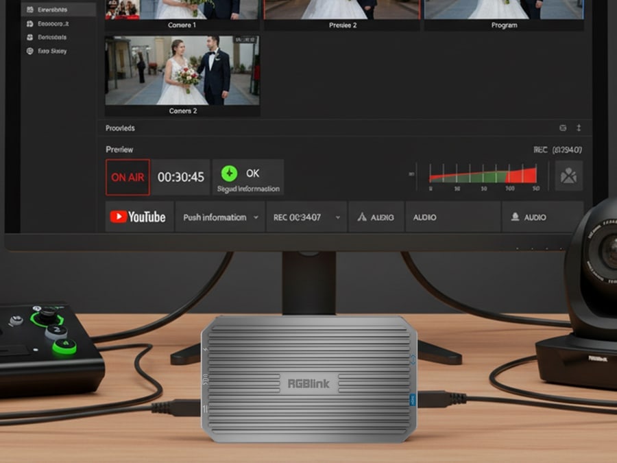 NDI, RTSP és RTMP streamek HDMI-re