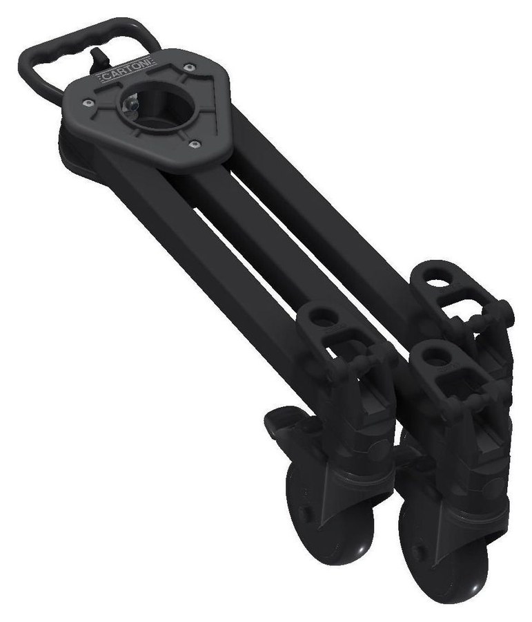 Cartoni D844 Standard 100 dolly – Összecsukott dolly