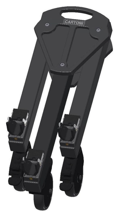 Cartoni D746 Heavy Duty 125 dolly – Összecsukott dolly