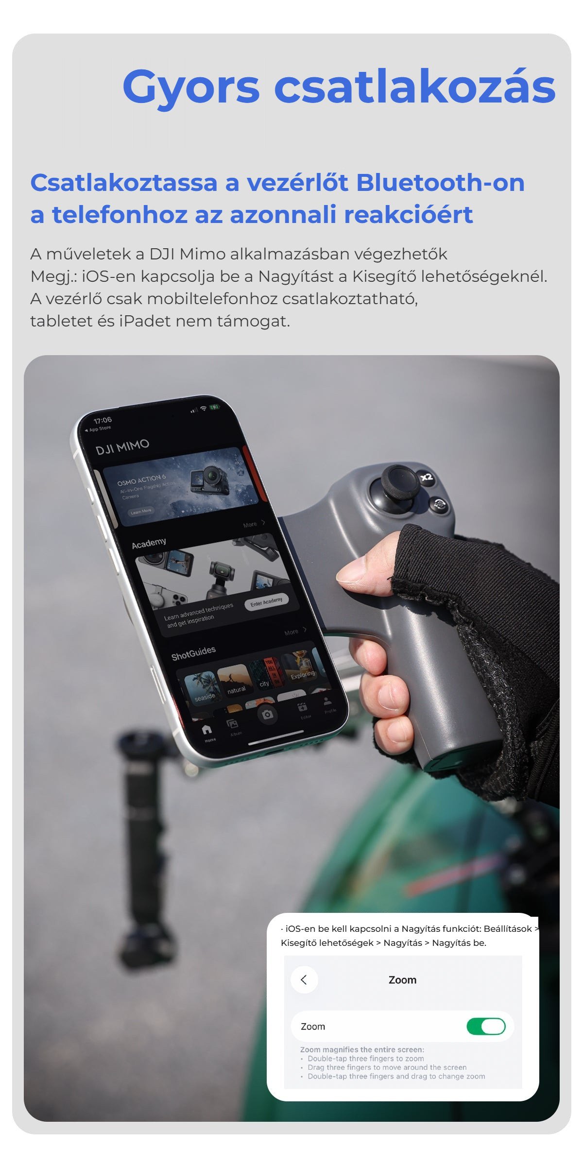 Gyors Bluetooth-kapcsolat