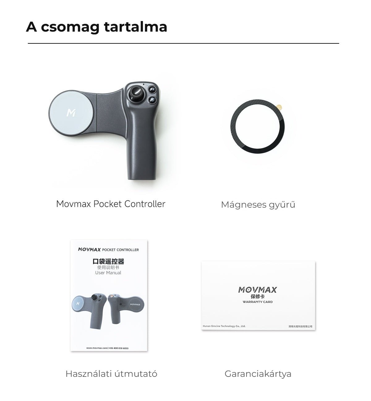 A csomag tartalma