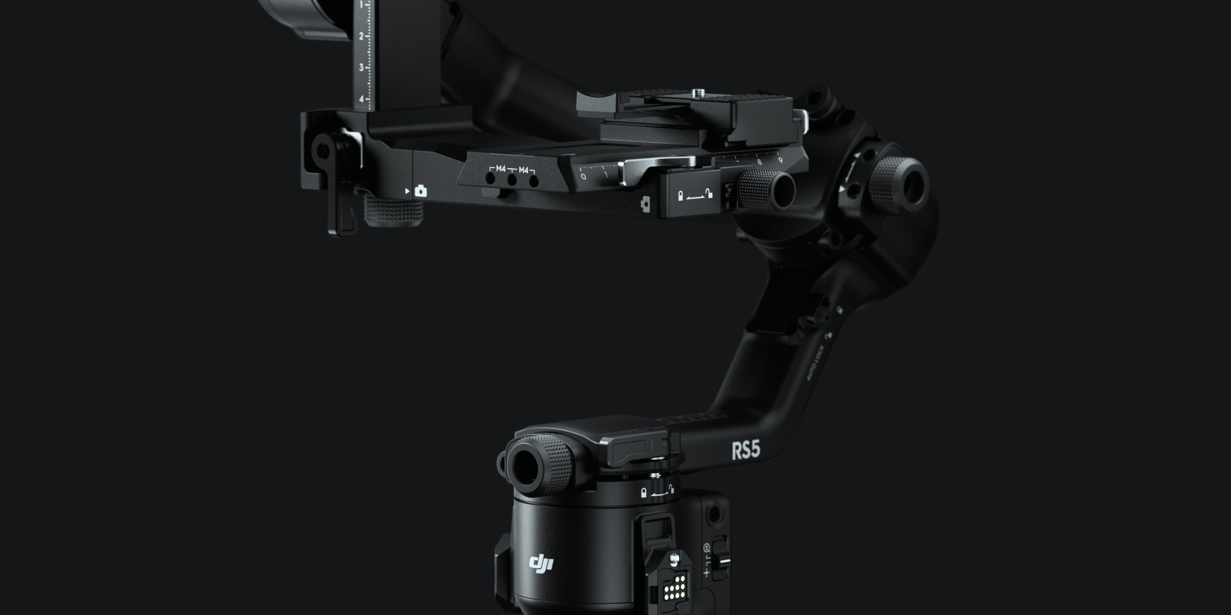 DJI RS 5 – Fokozatmentes és pontos kiegyensúlyozás