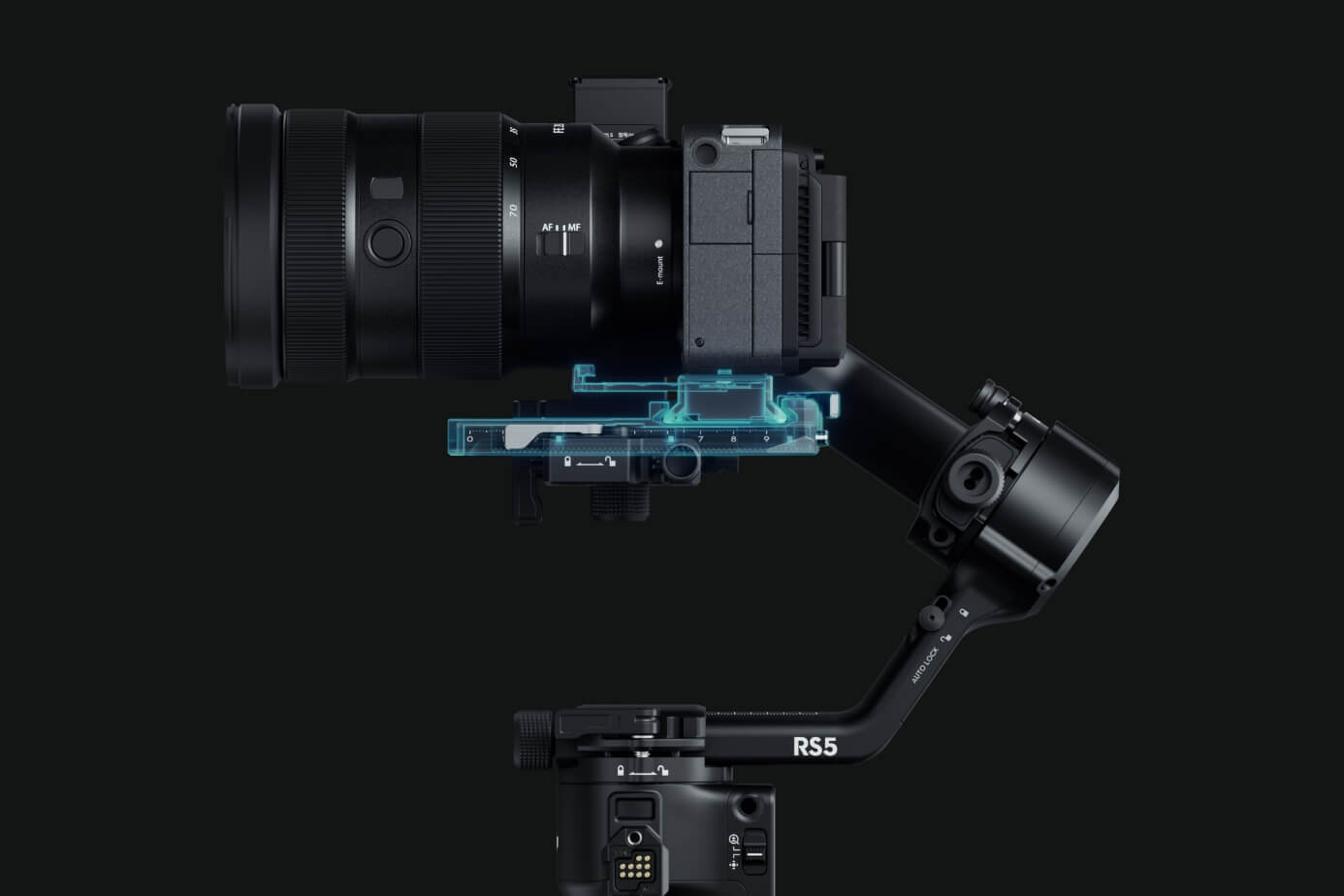 DJI RS 5 – Gyors átállás függőleges felvételre