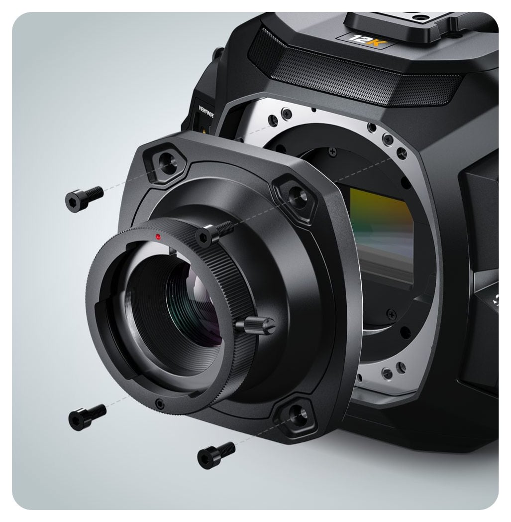 Blackmagic URSA Cine Mount B4 – Saját optikával ellátott bajonett
