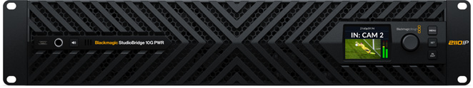 Blackmagic StudioBridge 10G PWR rack egység