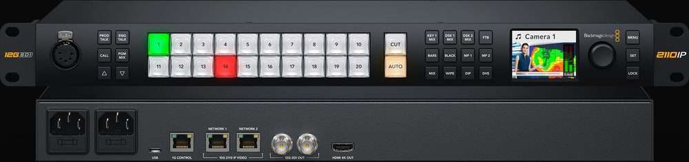 ATEM Monitoring Rack Panel 20 – Monitorozás közvetlenül a rackben