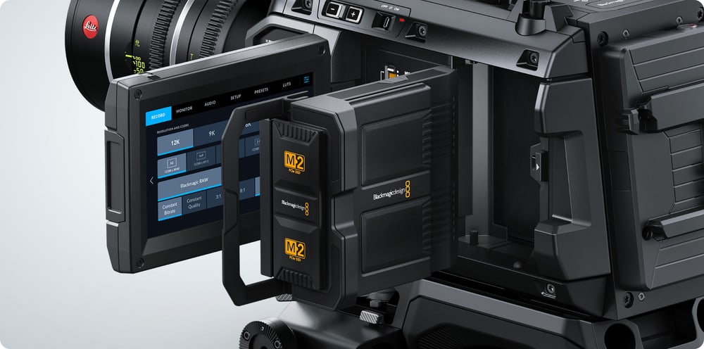 Blackmagic URSA Cine 12K LF 100G + EVF – Blackmagic Media Module