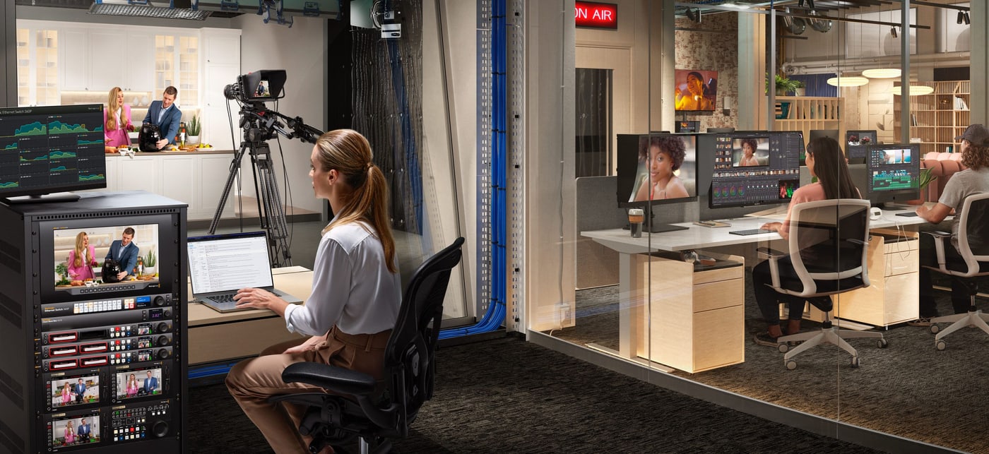 Blackmagic Ethernet Switch 820 – Nagy teljesítményű switch elölről hátrafelé áramló hűtéssel