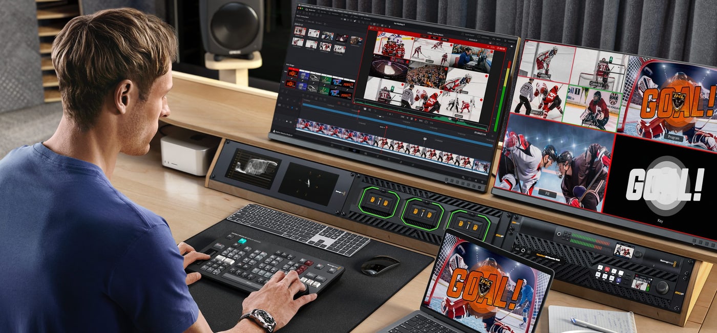 HyperDeck ISO Recorder 100G – Élő visszajátszás DaVinci Resolve-ban