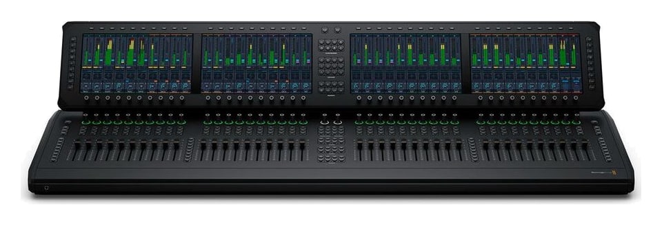 Blackmagic Design Fairlight Live Audio Panel 40 – Felső sor: funkciók és feldolgozás