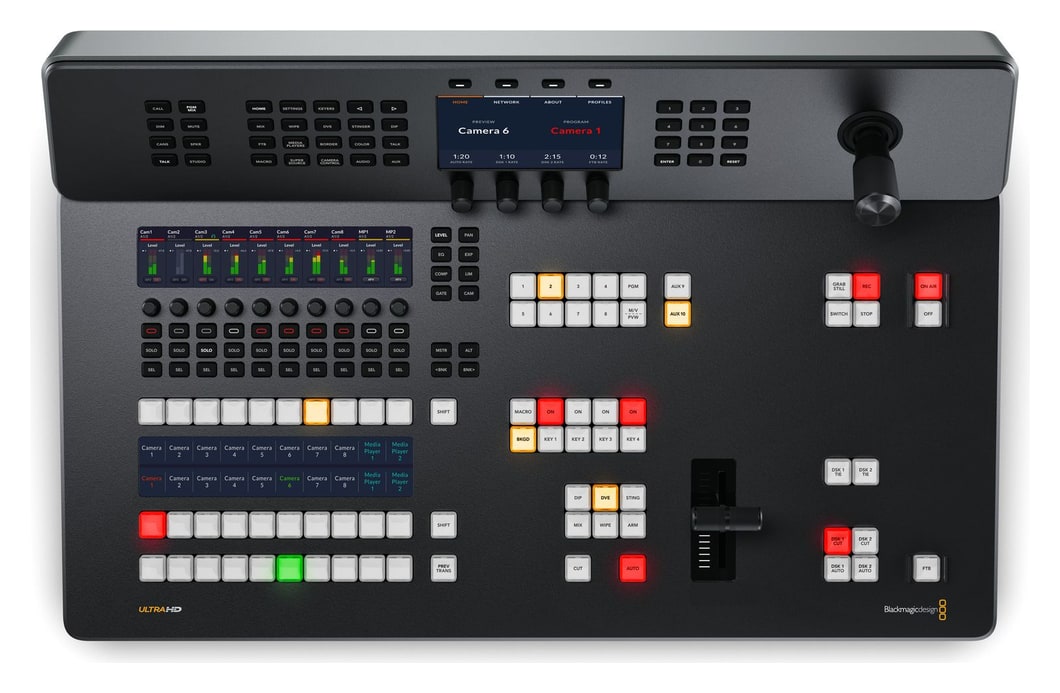 ATEM Television Studio 4K8 – Broadcast panel T-barral