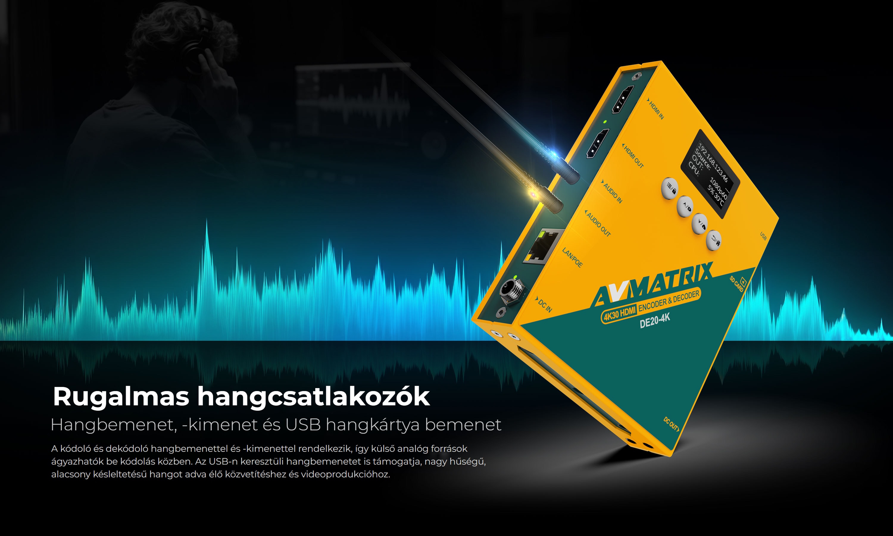 AVMatrix 4K HDMI Encoder & Decoder