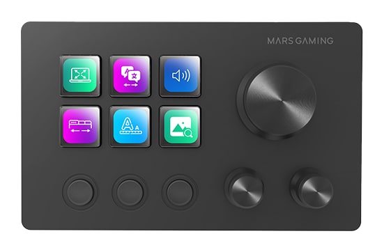 Mars Gaming MSD-TWO – 6 testreszabható LCD-gomb