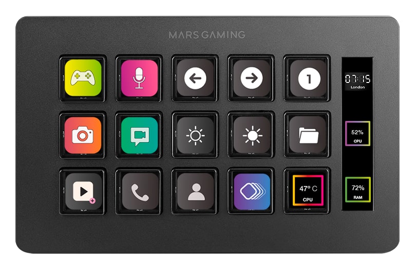 Mars Gaming MSD-ONE – Szoftver jelenetekkel és bővítményekkel
