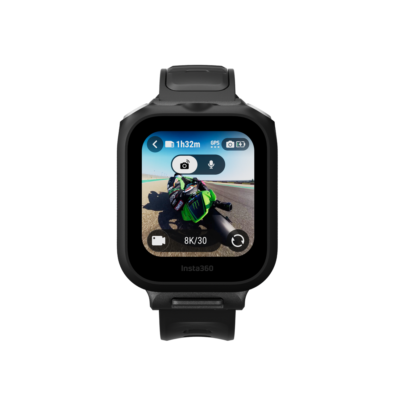 Insta360 GPS Preview Remote 2.0 beépített mikrofonnal