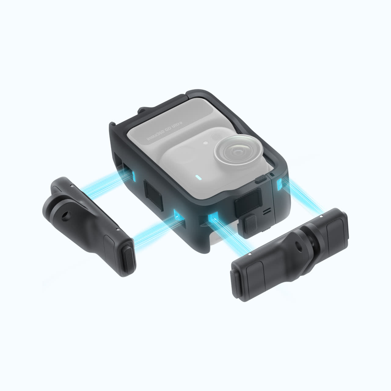 Insta360 GO Ultra a Utility Frame keretben