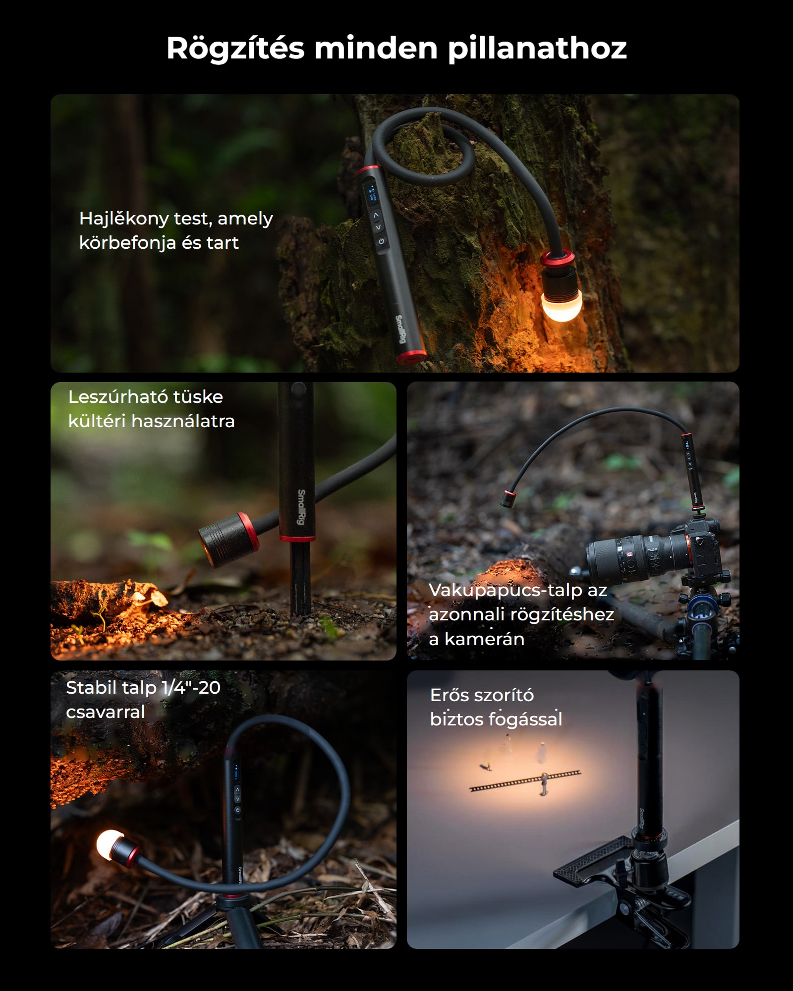 SmallRig RM 01B LED Macro Arm Light 6225 HU 9
