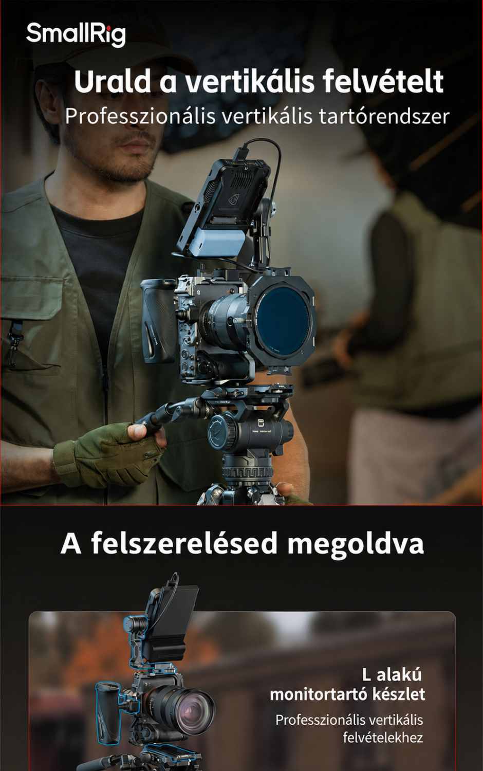 SmallRig Monitor Support 6314 – maďarská infografika 1