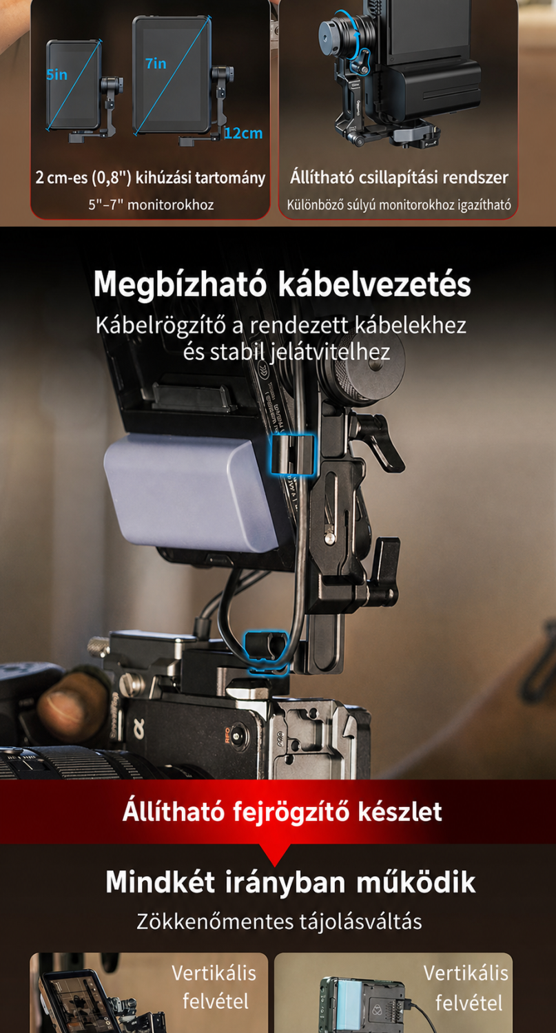 SmallRig Monitor Support 6314 – maďarská infografika 5