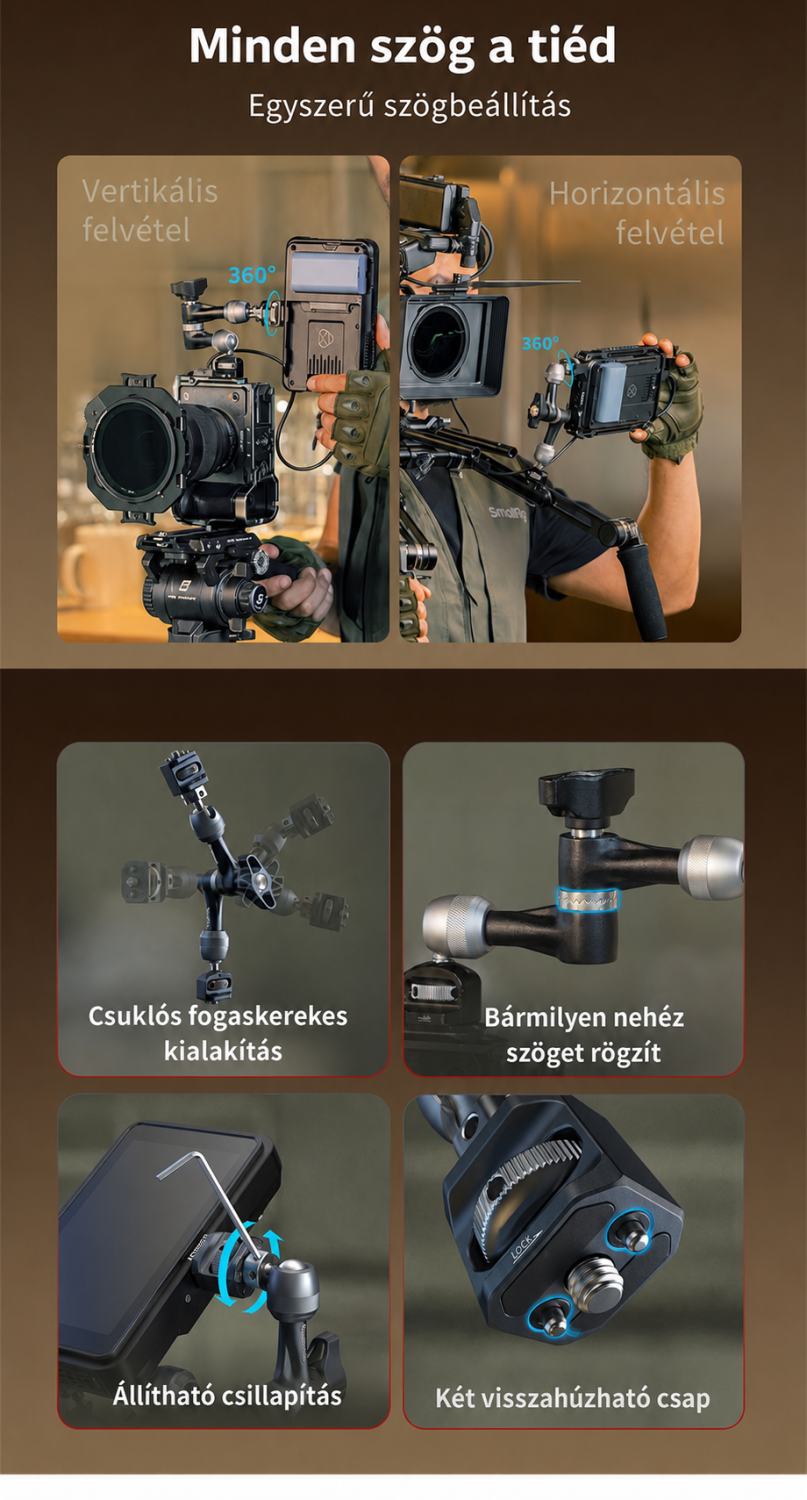 SmallRig Monitor Support 6314 – maďarská infografika 8
