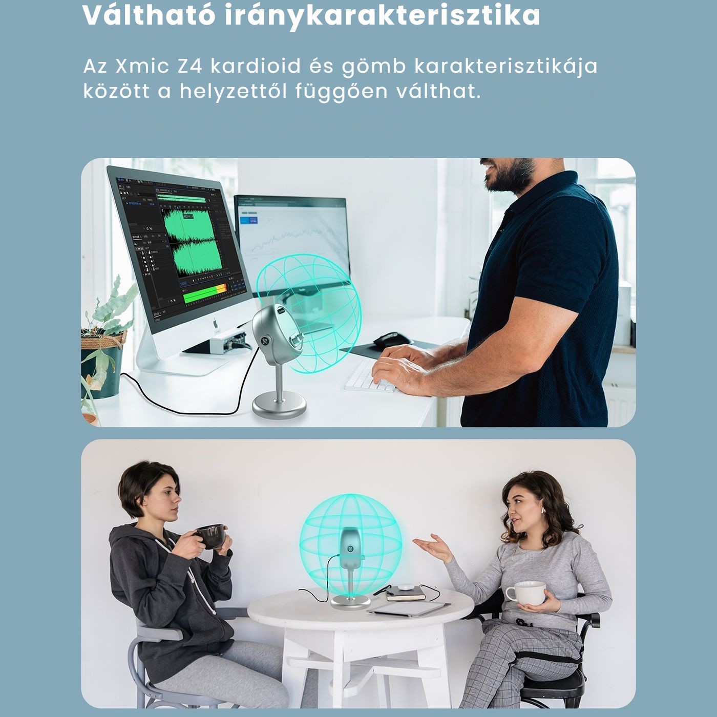 Saramonic Xmic Z4 – Egy mikrofon, több helyzet